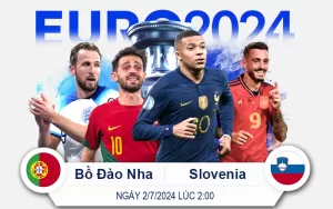 Soi Kèo Bồ Đào Nha vs Slovenia 2 giờ 2-7-2024