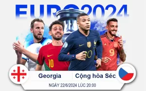 Soi Kèo Georgia vs Cộng hòa Séc 22-6-2024 20-00
