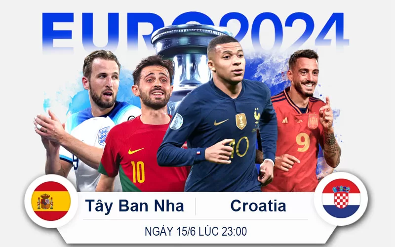 Soi kèo trận đấu Tây Ban Nha vs Croatia - Euro 2024 MK Sports